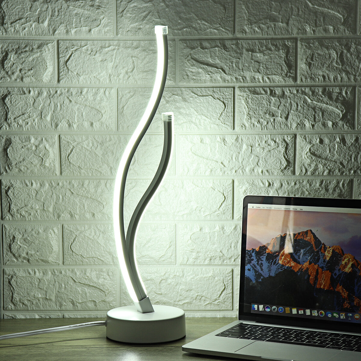 Modern LED Table Lamp for Bedside, Desk, and Bedroom - Night Lighting Fixture and Decoration