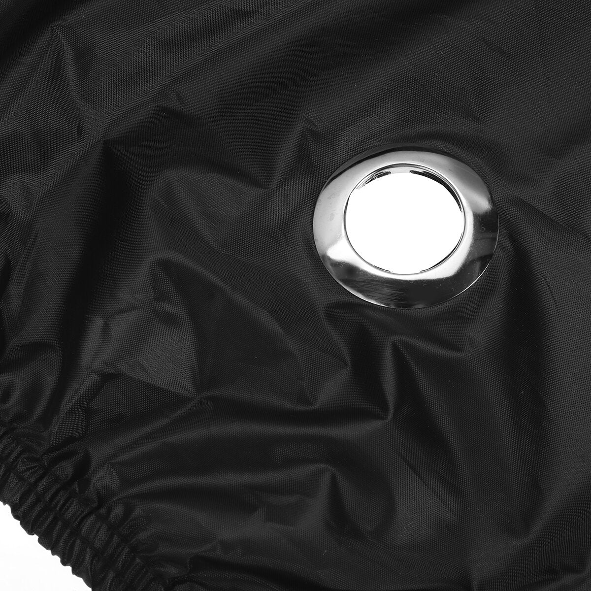 190T Black Waterproof Sun Protection Cover with Holes for Motorcycle, Electric Bicycle, and Scooter