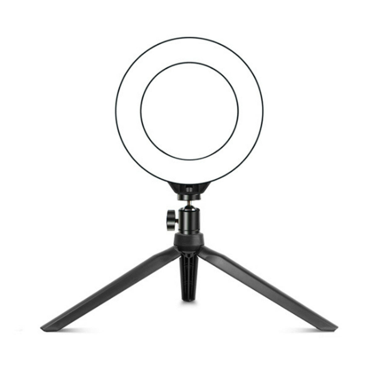 Dimmable LED Ring Light Stand 3200K-5800K for Selfie, Video, Photo, Live Show