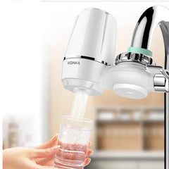 Washable Faucet Water Filter - Fits Most Kitchen Basin Taps for Clean, Purified Water