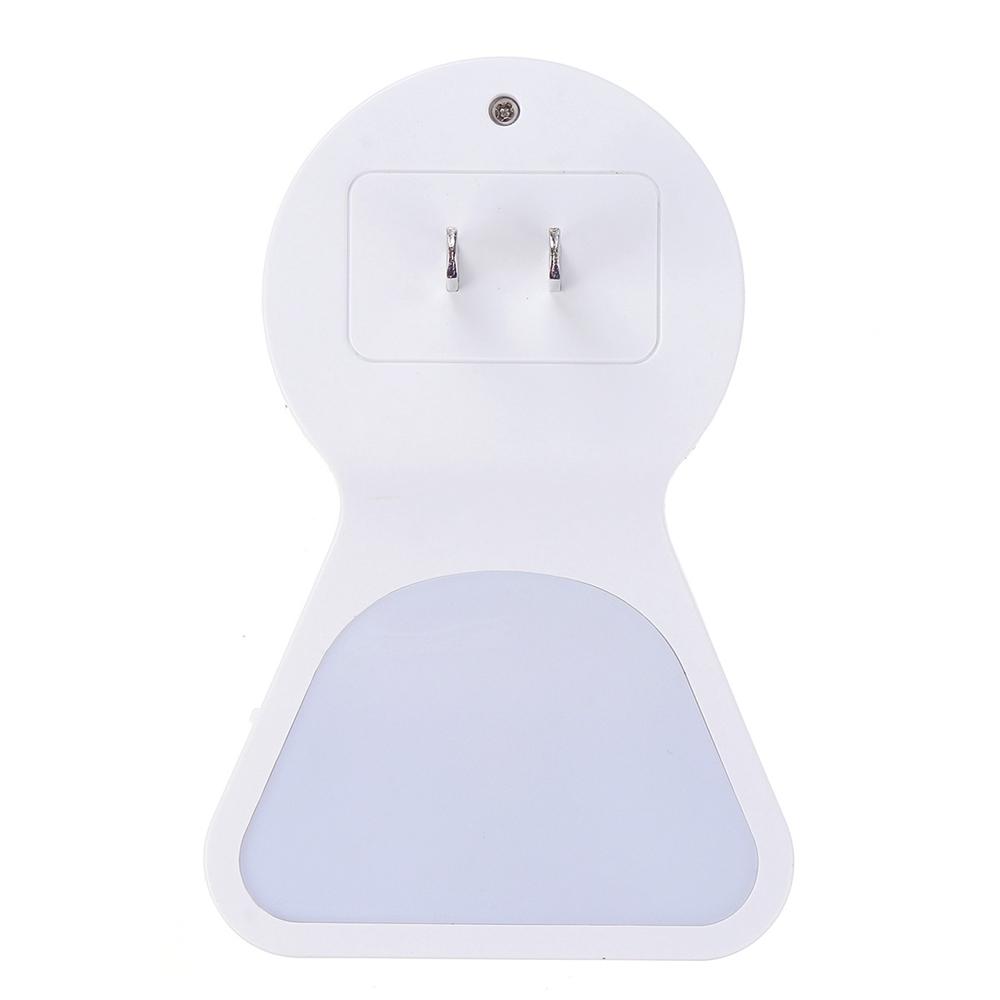 5A 9 LED Plug Socket Lamp with USB Charging, Plug-in Wall Hallway Night Light, US/EU Plug