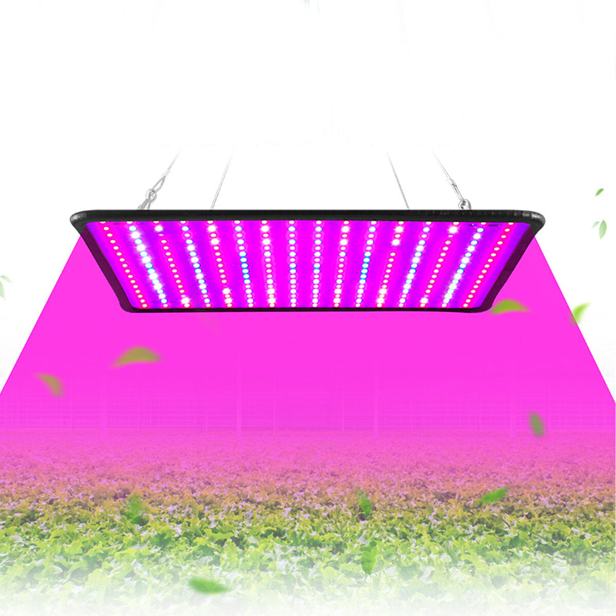 256LED Full Spectrum UV Grow Light for Indoor Hydroponic Plants - Veg Lamp