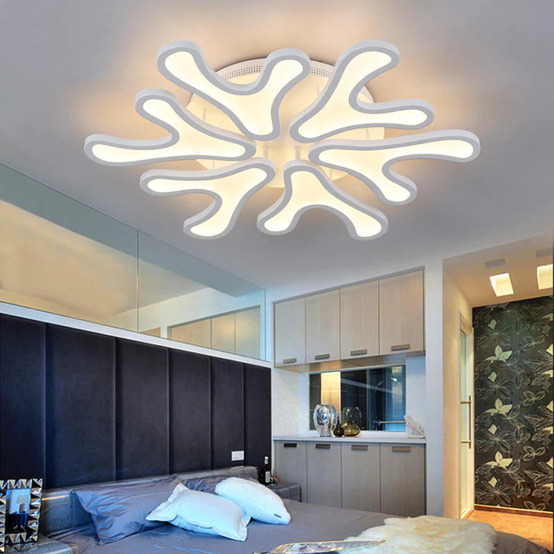 Modern LED Deer Antler Chandelier for Living Room, Dining Room, and Bedroom Ceiling Lighting