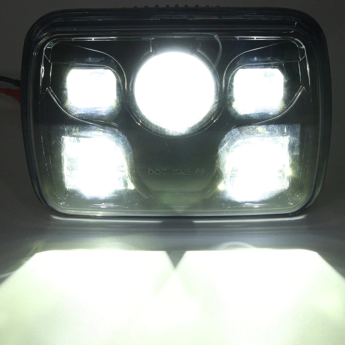 7x6" LED DRL 32W HID-Birnen Fern-/Abblendlicht Frontscheinwerferbaugruppe