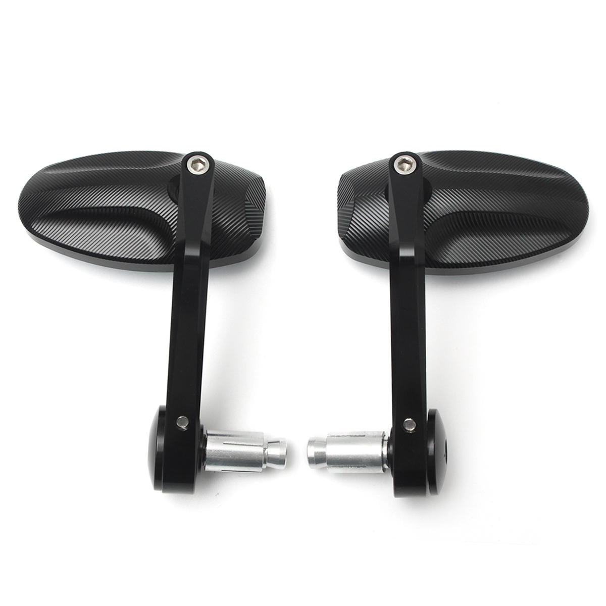 Motorrad-Lenkerend-Rückspiegel für 7/8", 22 mm Lenker - Passend für Moped, Dirtbike