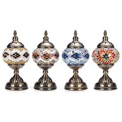 Handmade E27 Retro Turkish Moroccan Table Lamp - Romantic Home Bar Decor Fixture