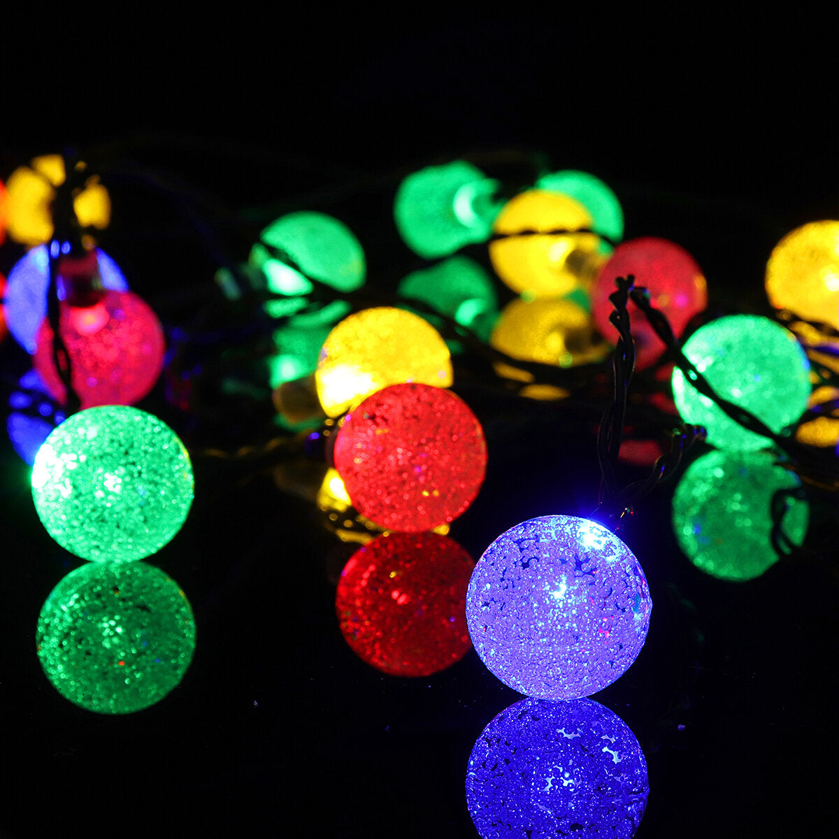 30 LED Solar Power Christmas Fairy String Lights - Outdoor Patio Party Decor Lamp