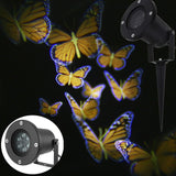 Waterproof LED Butterfly Light Projector Lamp for Christmas Festival 110-220V