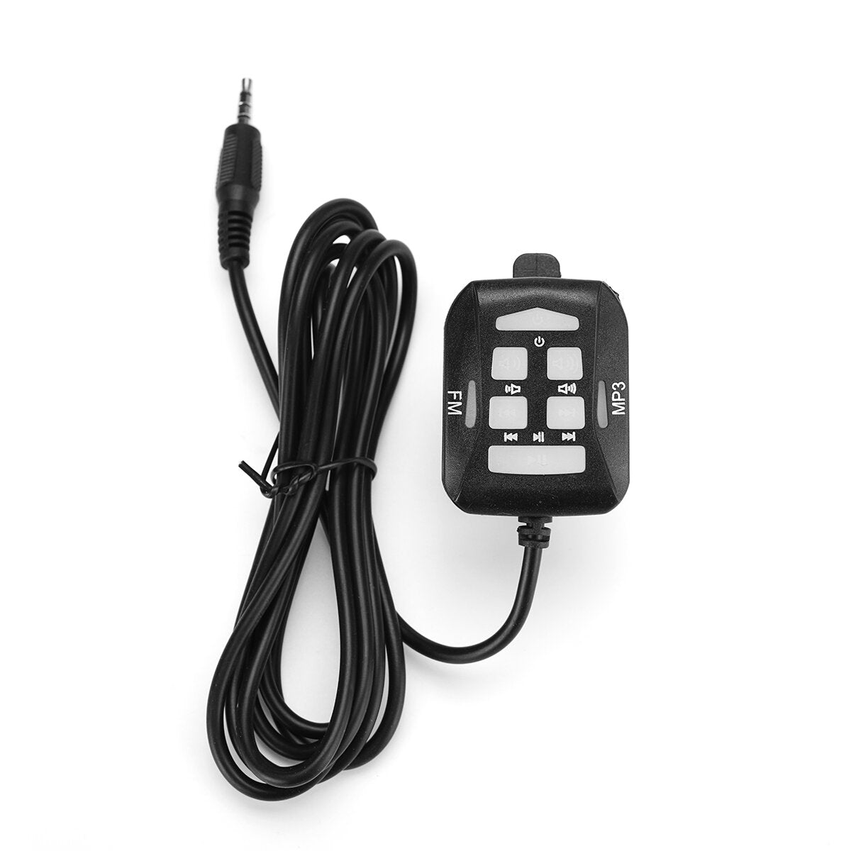 300W 4" Silver/Black Motorcycle Bluetooth Speakers, FM Radio, Waterproof Stereo for ATV/UTV/Cart