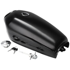9L Fuel Gas Tank with Cap, Switch, and Key for Honda CG125 Retro Vintage Racer Motorcycle AA001
