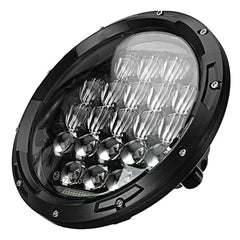 7" 75W 6500K Motorcycle LED Headlights, 5D Lens, High/Low Beam, Waterproof IP67, Stainless Steel