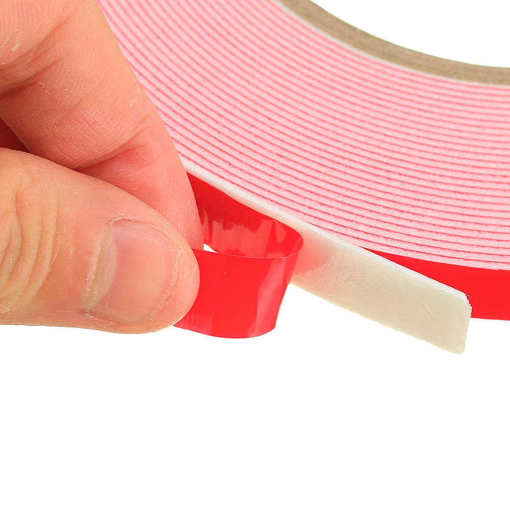 10m Double Sided Adhesive Foam Tape - 8/10/12/15/20/25mm Width for Car, Home, Outdoor Use