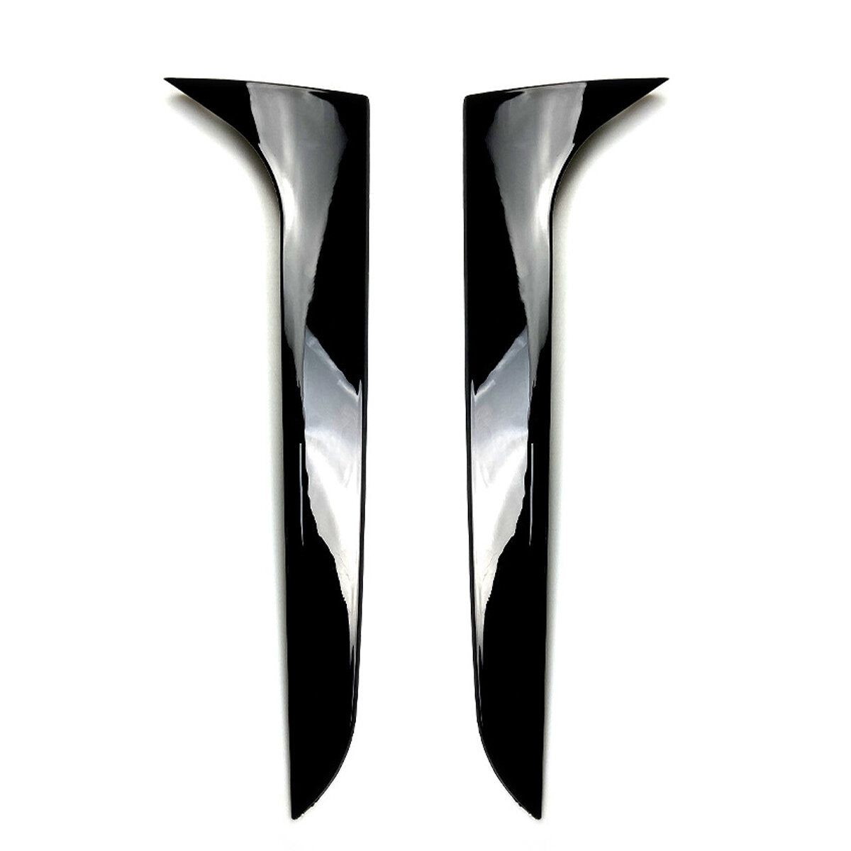 2Pcs Auto Hinten Fenster Seite Spoiler Flügel Canard Splitter Set