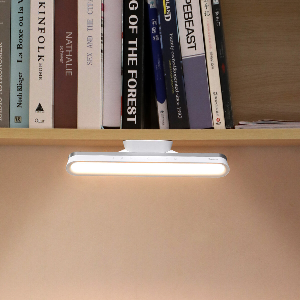 Magnetic LED Desk Lamp: Chargeable, Stepless Dimming, Hanging Night Light for Closet, Wardrobe, and Cabinet