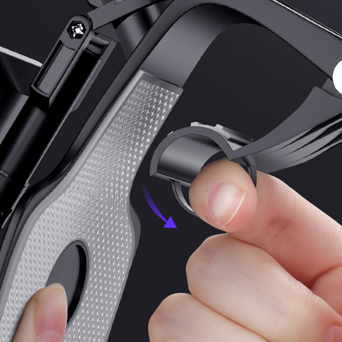 360 Degree Rotation Car Mobile Phone Holder for Sun Visor and Dashboard