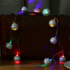 2M 20 LED Metal Bell String Lights - Fairy Lights for Christmas, Wedding, Festival Decor