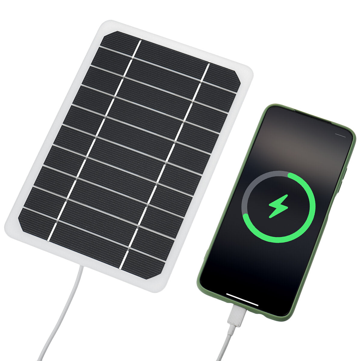 5V 1200mAh Portable Solar Panel Charger for Outdoor Mobile Phone and Power Bank