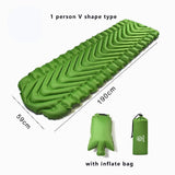 Lightweight TPU Sleeping Pad - Moisture-Proof, Portable Inflatable Air Mattress for Outdoor Camping