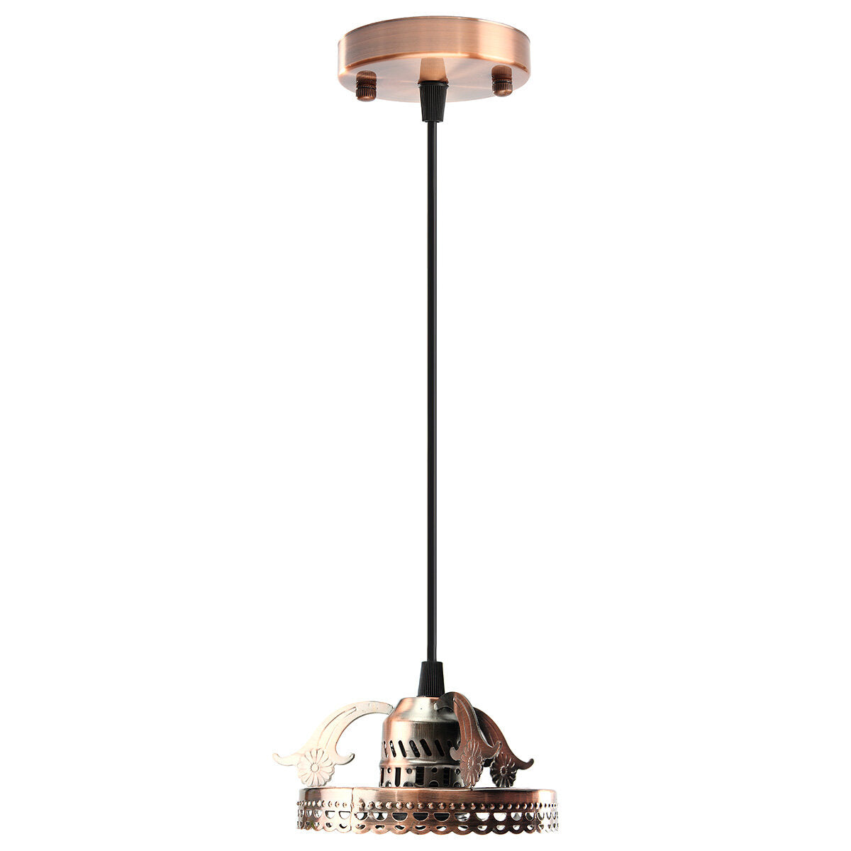 Antique Industrial Vintage Ceiling Pendant Light Fixture - Indoor Lighting Chandelier Lamp Bulb