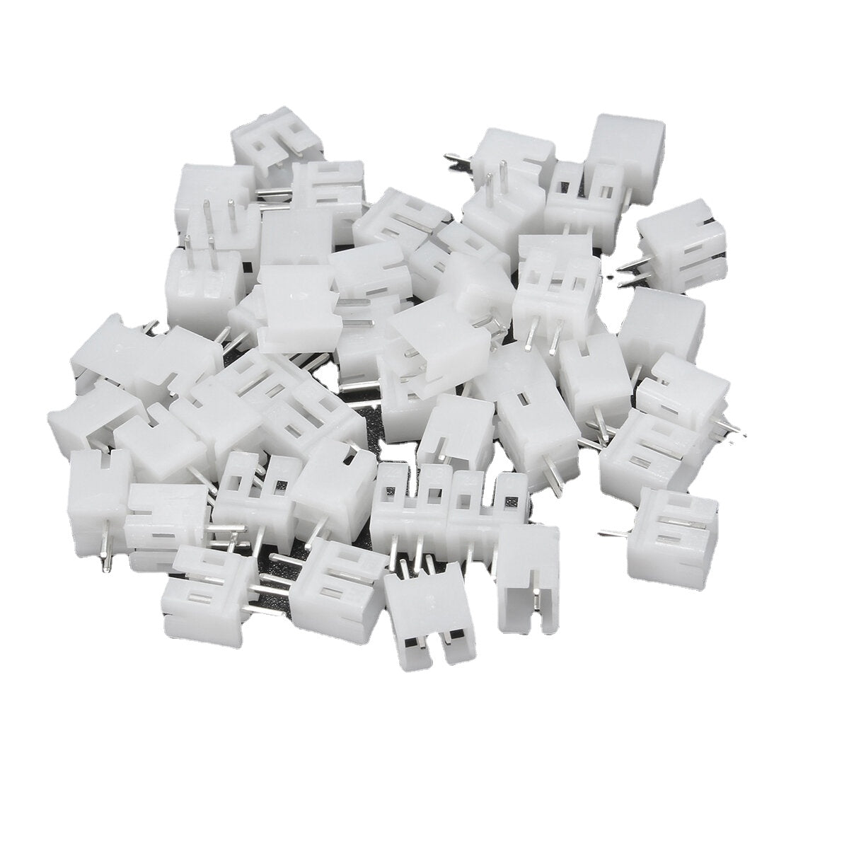 100Pcs Mini Micro JST 2.0 PH 2-Pin Connector Plugs with 120mm Wires Cables