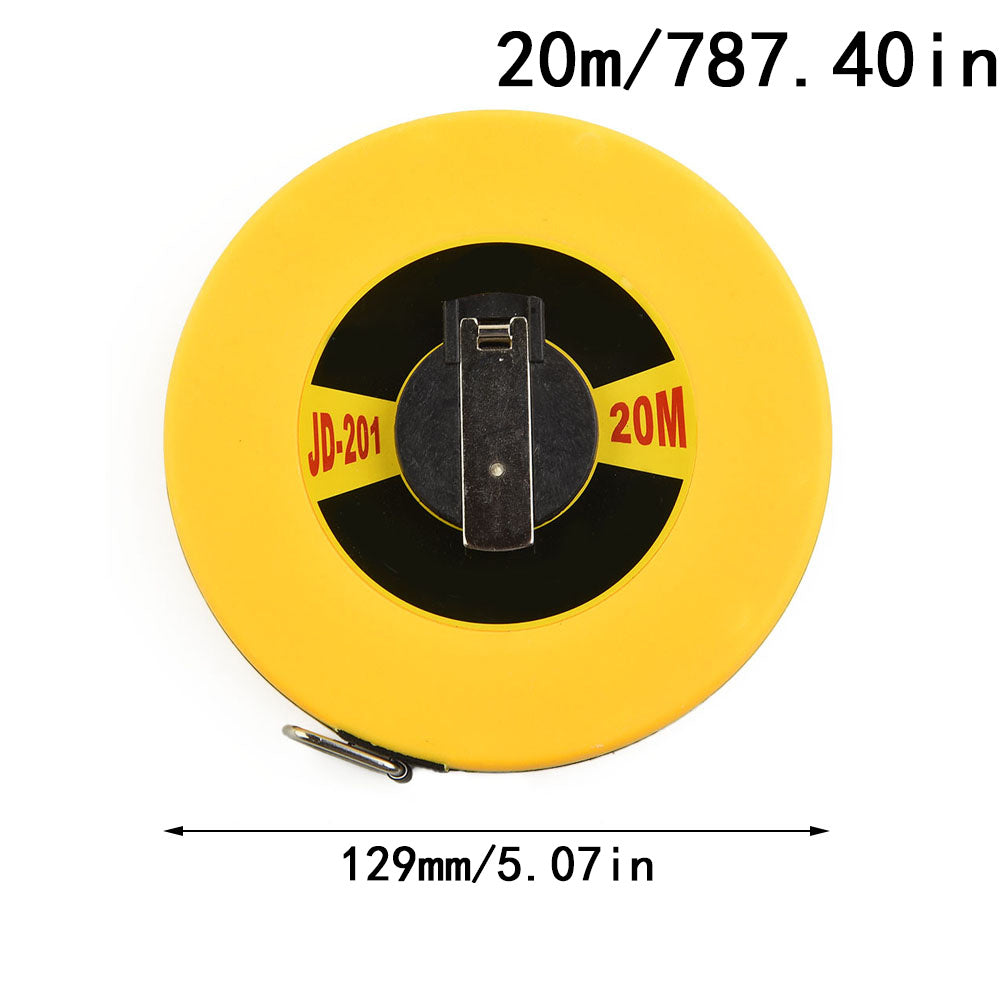 Rundes Maßband aus Fiberglas und Leder für Holzbearbeitungswerkzeuge, 10–50 m