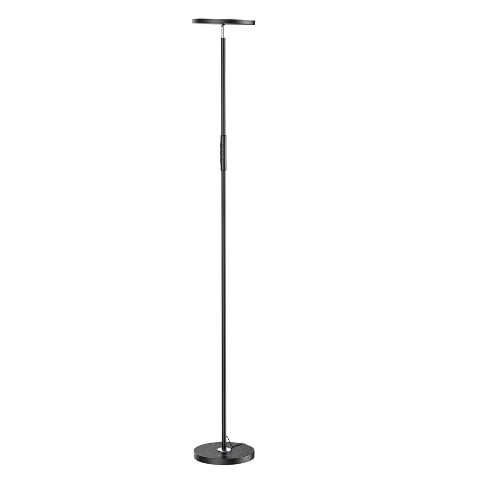 24W Floor Lamp, 2700-6500K Color Temp, 5 Brightness Levels, RF Remote, 20000h LED Lifespan