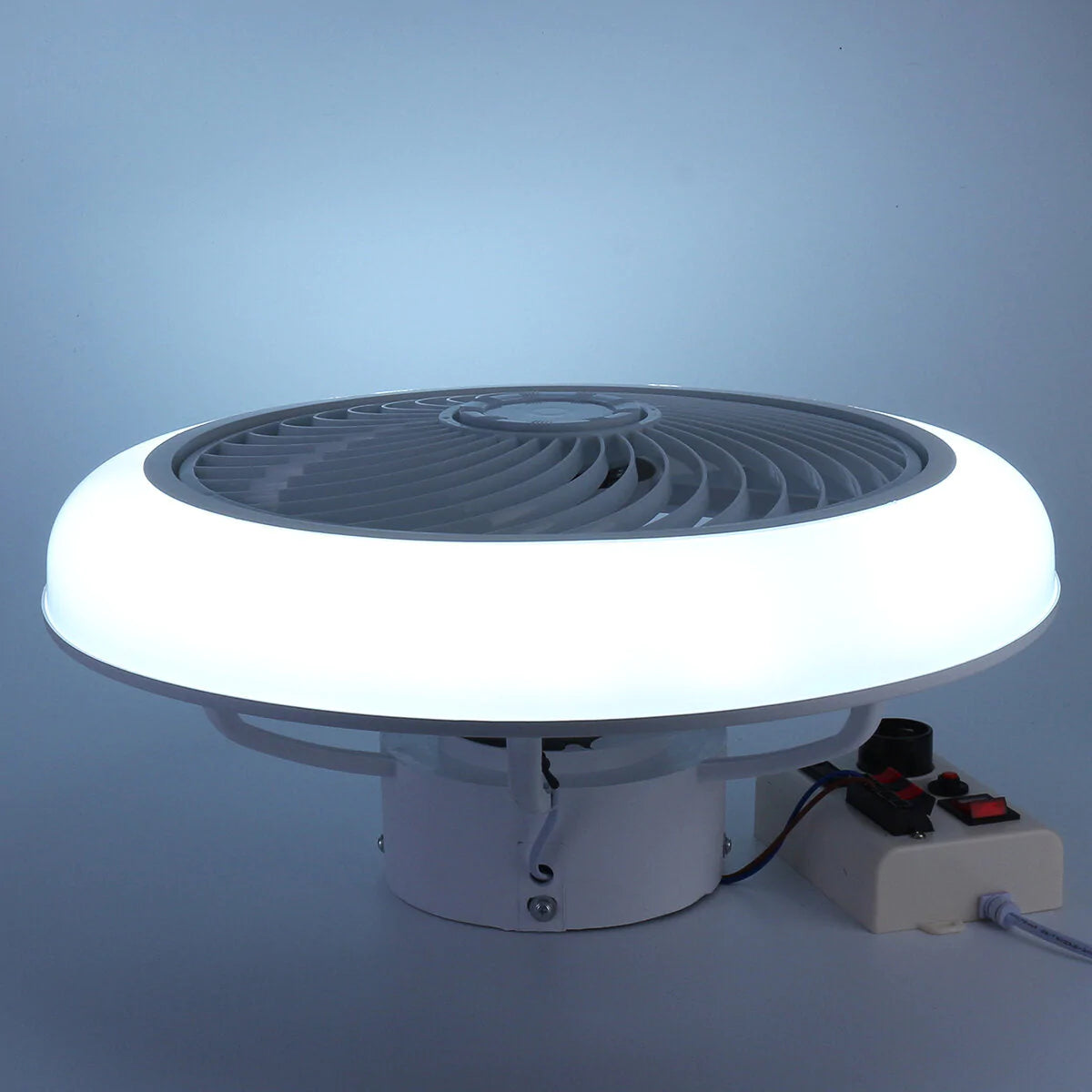 Modern Dimmable LED Ceiling Fan with Remote Control for Bedroom and Office