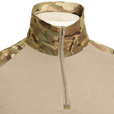 Tactical Camouflage Army Hunting Short Sleeve T-Shirts - Combat Military Hiking Shirts for Men