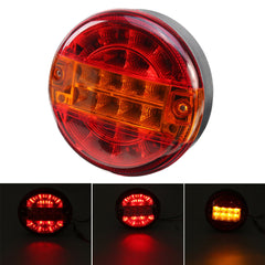 10-30V LED Round Rear Tail Light for Lorry, Truck, Van, Trailer