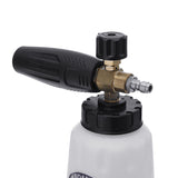 Upgrade Adjustable Foam Lance with Large Bottle Mouth and 1/4 Quick Connector for Pressure Washer