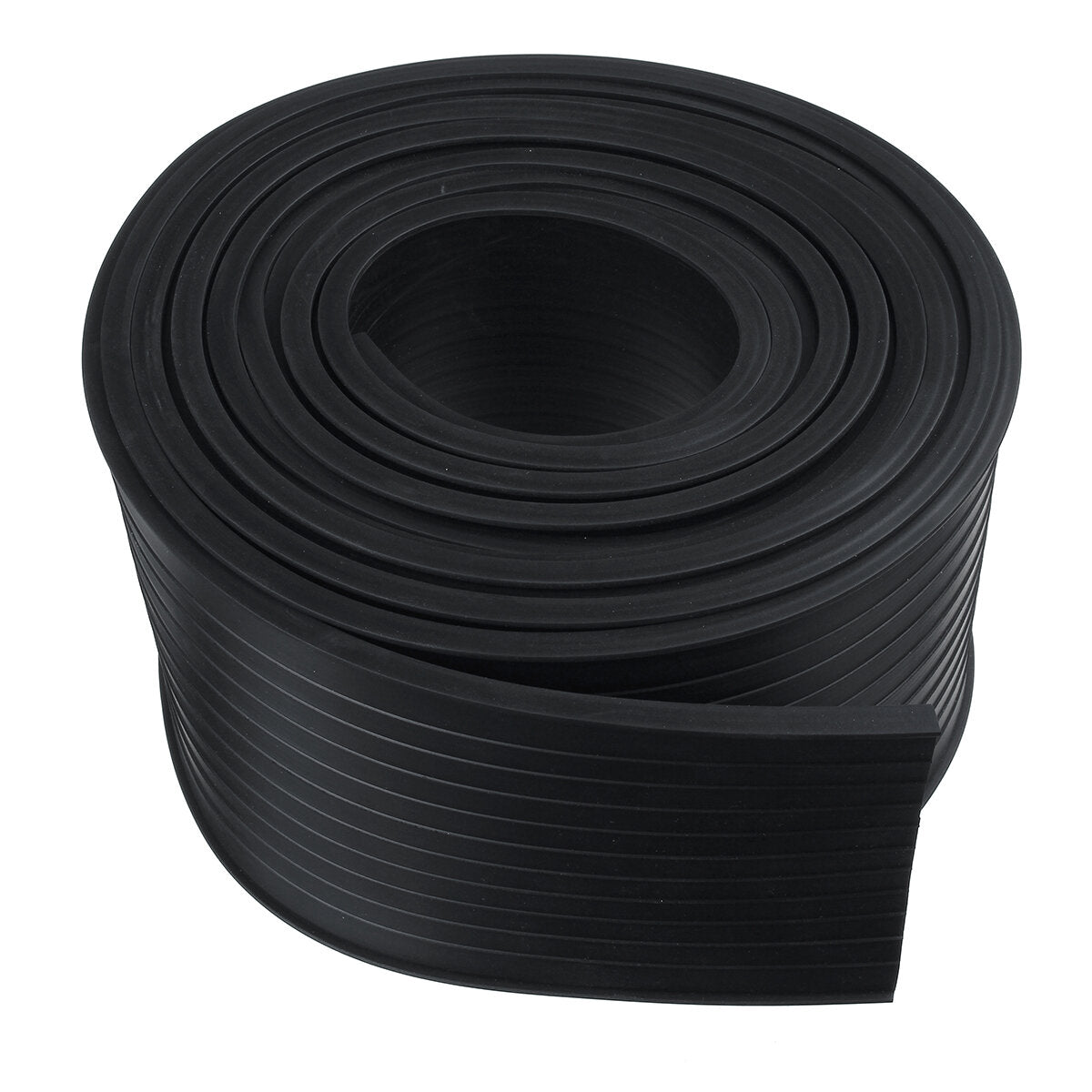 5M Rubber Strip Garage Door Bottom Weather Seal Trim T-End Buffer for 16' Wide Doors - Anti-Collision Damping