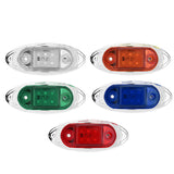 LED Side Marker Indicator Lights Clearance Lamp DC 24V for Truck, Trailer, and Bus