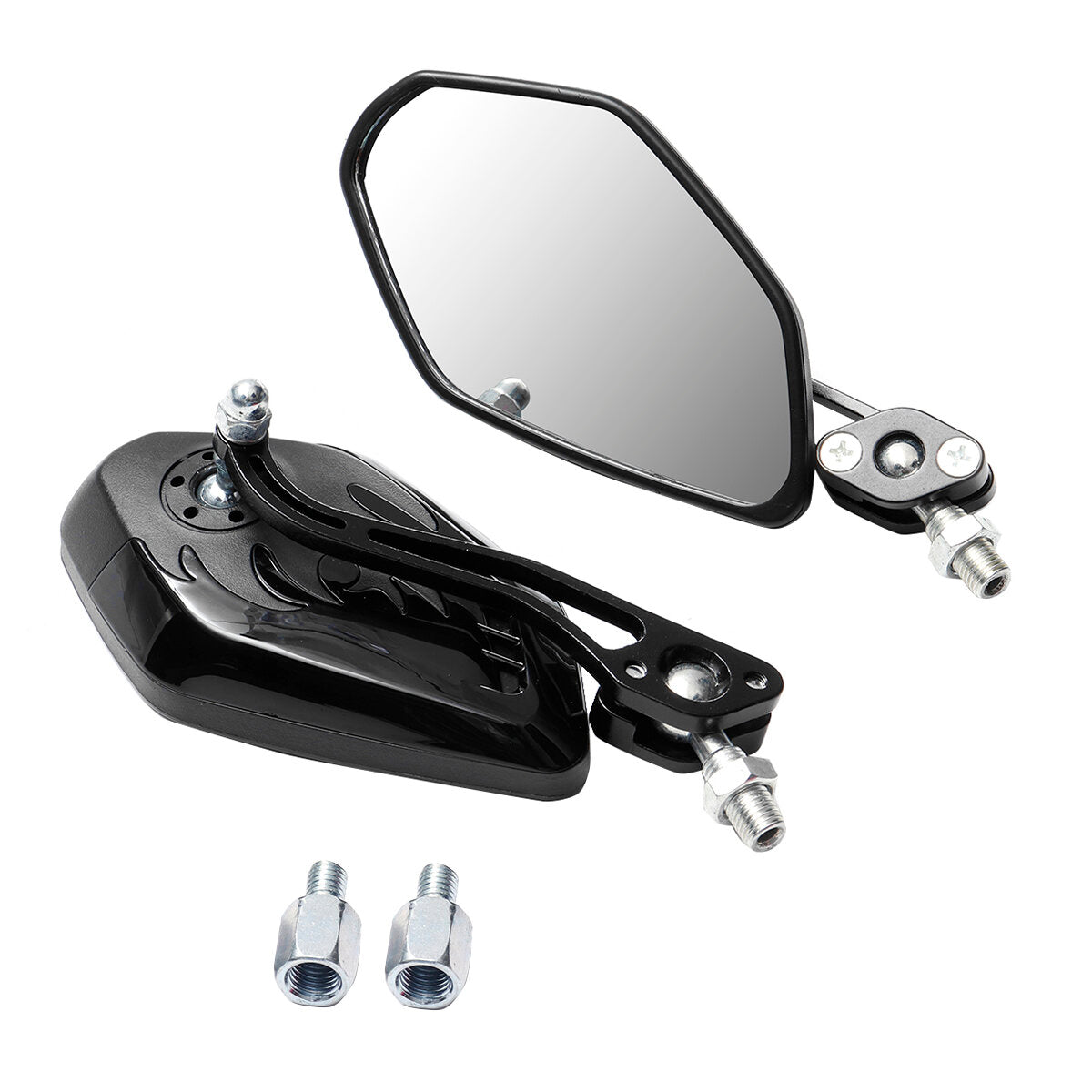Universeller 8/10 mm Rückspiegel für Motorräder und Roller – passend für die meisten Motorräder.