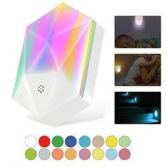 Dimmable RGB LED Night Light with Remote Control for Home, Stair, Hallway, Kitchen, Bedroom Plug-in