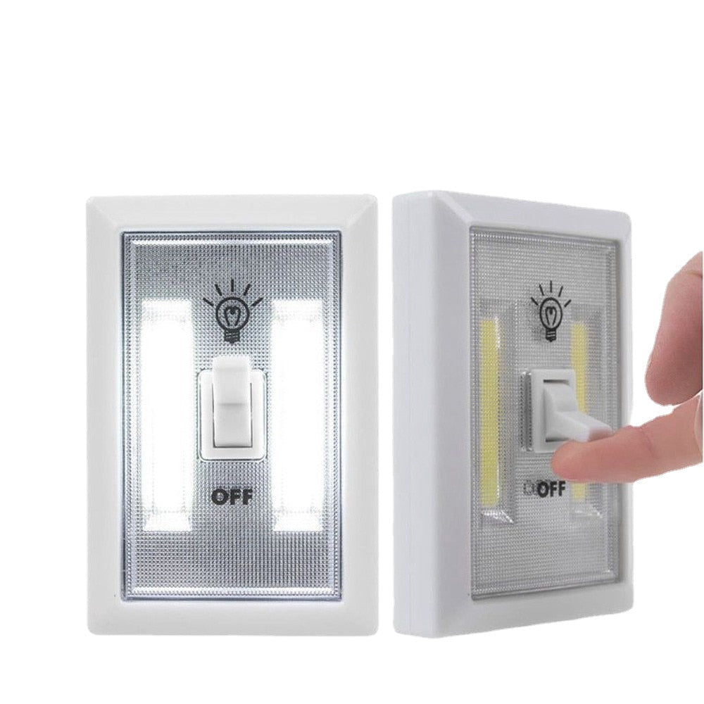 Magnetic Mini COB LED Cordless Wall Night Light Switch