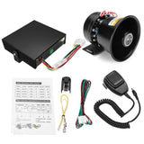 12V 400W 150dB Loud Car Warning Alarm Police Fire Siren Horn Speaker System with 9 Sounds