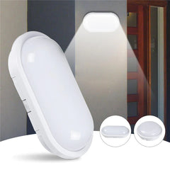 15W 30 LED Moisture-Proof Outdoor Wall Light, Bathroom Ceiling Lamp, Cool White