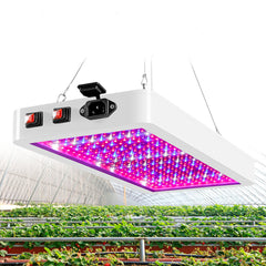 110V-220V Full Spectrum LED Grow Light Panel for Indoor Hydroponic Plants and Flowers, 216/312 LEDs