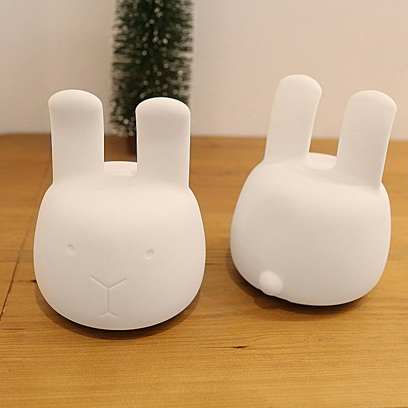 Lovely Rabbit Night Light - Mini LED Lamp for Baby Bedroom Decor, Smart and Creative Decorative Lights