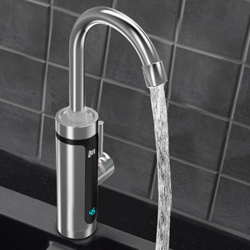 Instant Electric Hot Water Faucet - Digital Display, Fast Heating for Household Kitchen