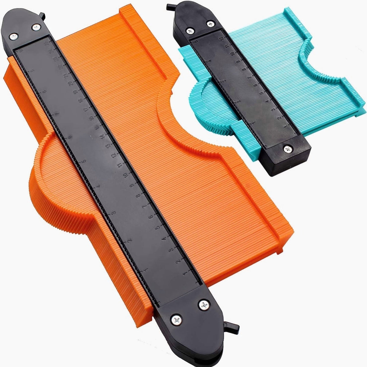 Contour Gauge with Lock - Precision Profile Measuring Tool and Smart Ruler