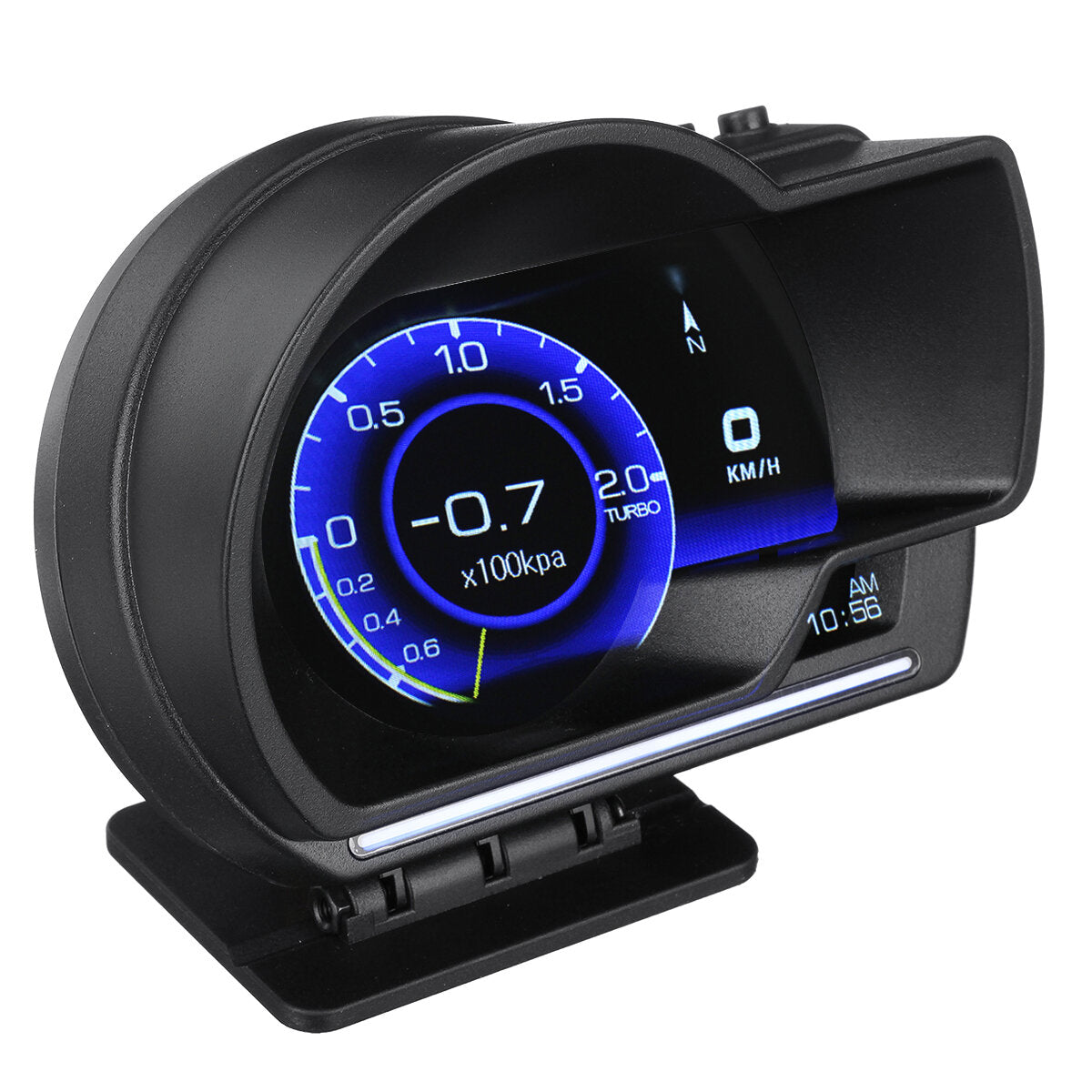 Smart Car OBD2 GPS HUD Digital Speedometer with Turbo RPM Alarm