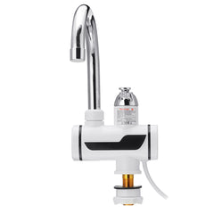 3000W 220V Electric Faucet Tap Hot Water Heater with LED Display for Home, Bathroom, Kitchen, and Showerhead