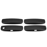 Dodge Charger Carbon Fiber Look Door Handle Covers Overlays - 4pcs Set