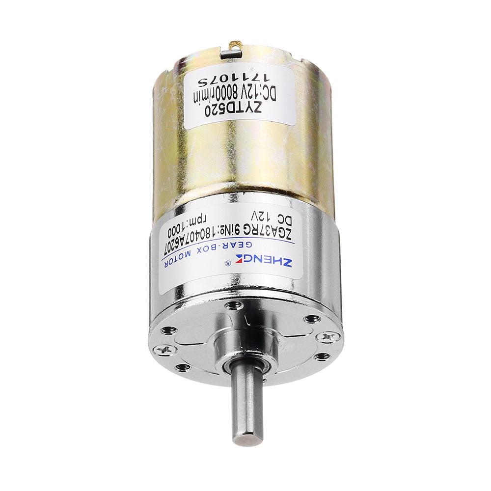 12V DC Gear Reduction Motor - 1000RPM