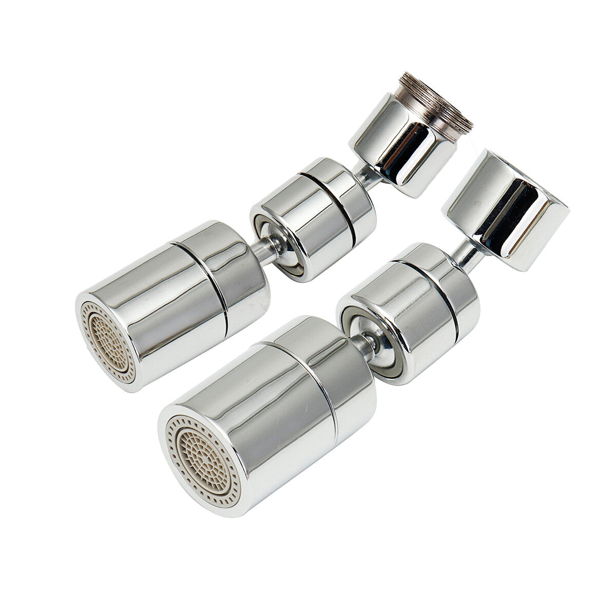 1080 Degree Swivel Sink Faucet Aerator - Universal Splash Filter, Extender, Bubbler for Eye Flush, Face Wash, Gargle