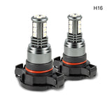 2PCS 10W 3500LM 6500K Car LED Fog Light Bulbs - Waterproof, Signal, Turn, Brake, Parking Lights Replacement