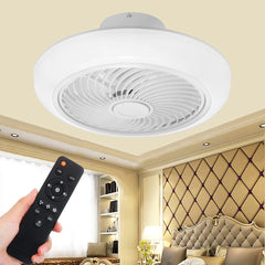 Modern Dimmable LED Ceiling Fan with Remote Control for Bedroom and Office