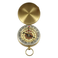 Waterproof Luminous Classic Pocket Watch Style Compass for Outdoor Sports Navigation