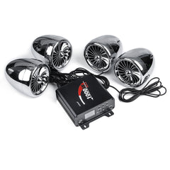 Wasserdichter 1000-W-Bluetooth-Verstärker mit 4 Lautsprechern für ATV, UTV, Motorrad, Elektrofahrrad, Marine, Boots-Audiosystem